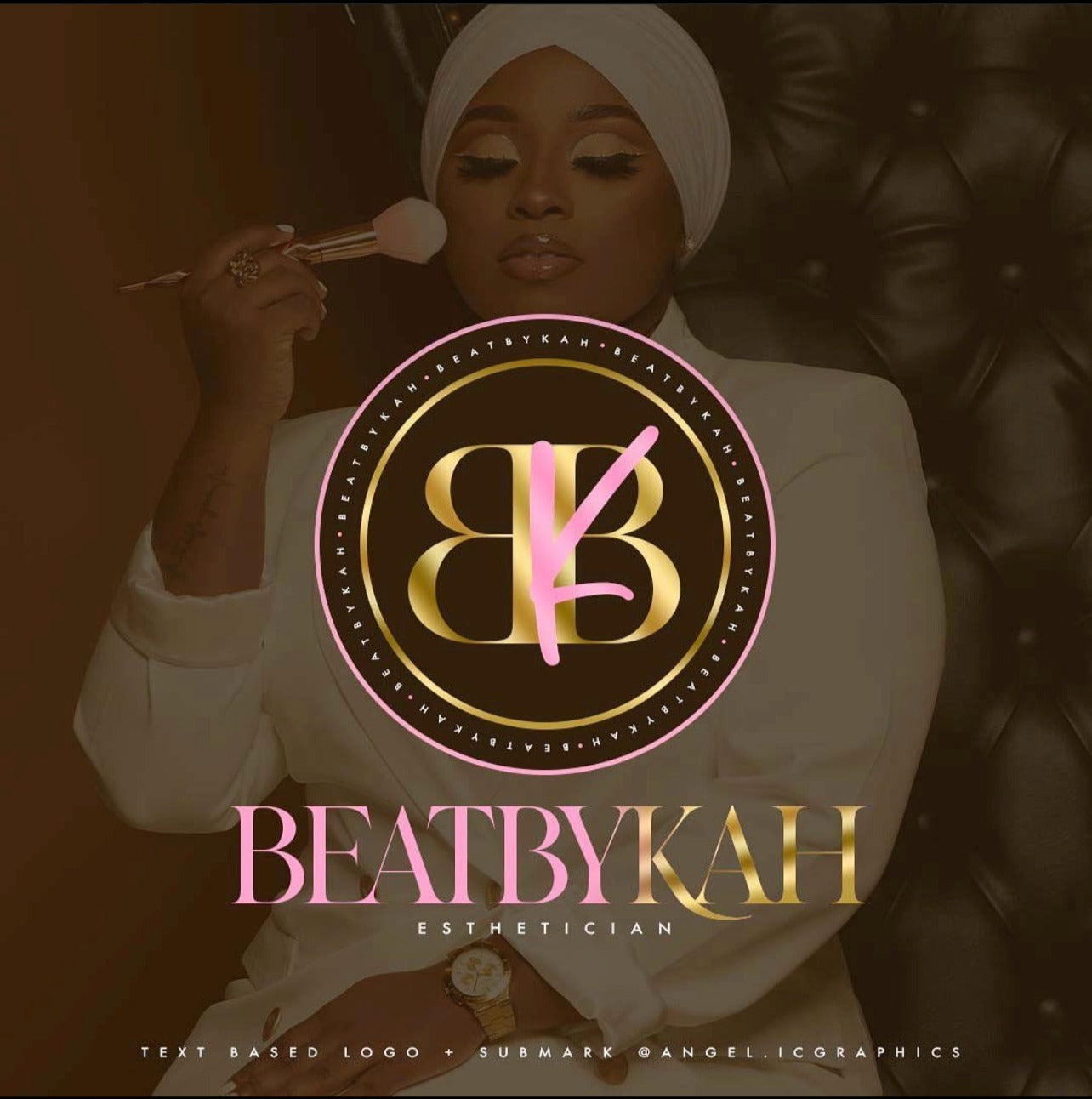 Text-Based Logo + Brand Icon